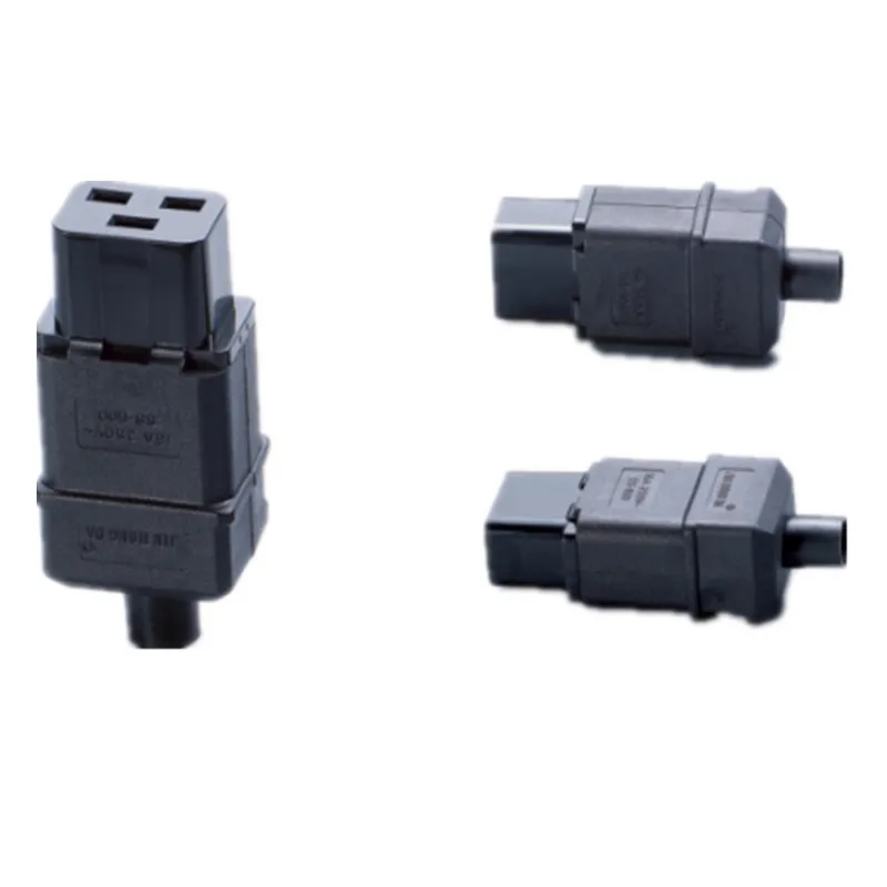 

PDU UPS 16A 250VAC IEC 320 C 19 plug, IEC C19 DIY plug, IEC 320 C19 connector IEC C19 female Plug 16A Connector
