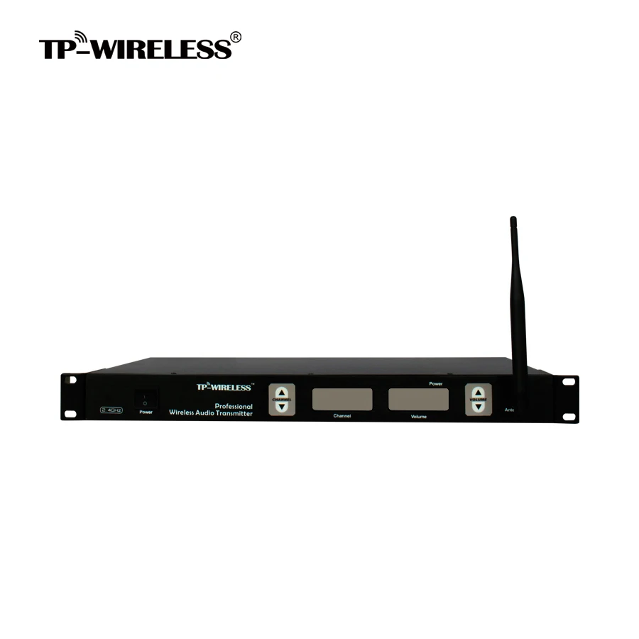 

TP-Wireless WT05 HDCD Stereo Wireless Audio Transmitter 64K@16bit*2 Long Working Distance Transmitter