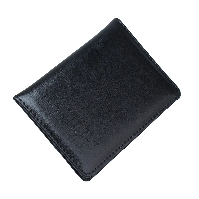 

New Arrival Passport Cover Russian Auto Driver License Bag PU Leather Cover Car Driving Document Card Note Credit Holder Case