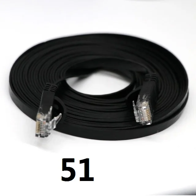 XIWANG 51 # Портативный Выдвижной LAN RJ45 Интернет сети черный для компьютерный маршрутизатор кабель