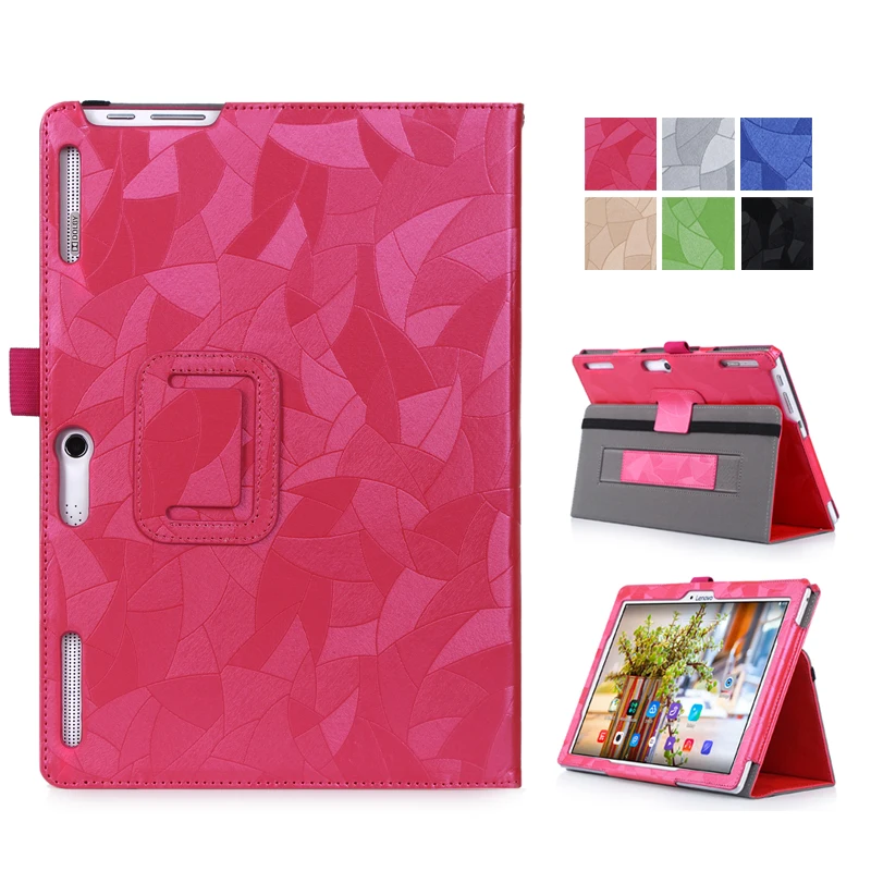 Tablet Case Universal for Lenovo Tab 2 10.1 A10-70 A10-70F/L/M A10-30 X30F Leather Cover Stand Maple Leaf Pattern+film+pen | Компьютеры и