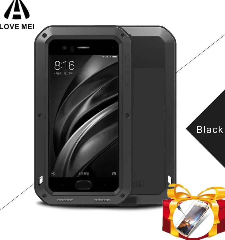 

Gorilla Glass) Powerful Waterproof case For Xiaomi Mi Max 3 Max 2 Mix 2s 2 phone cover for Xiaomi Mi6 Mi8 Metal Aluminum case
