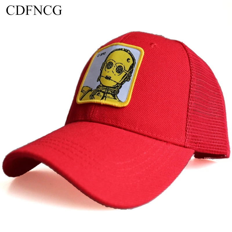 CDFNCG 2019 Звездные войны вышивка C 3PO робот дышащая бейсболка повседневная хип хоп