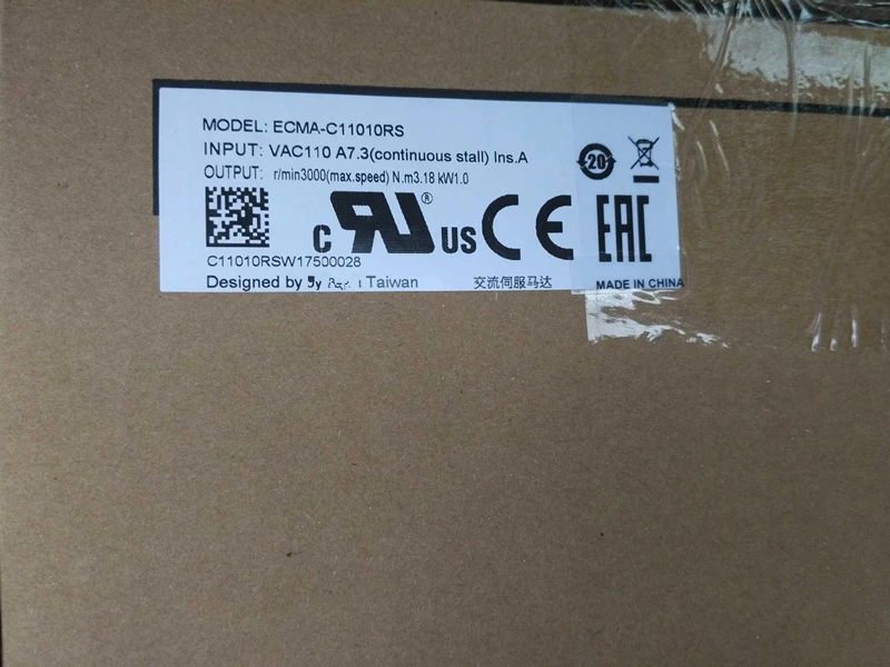ECMA C11010RS + ASD A2 1021 L 1 кВт 3000 об/мин нм ASDA AC Серводвигатель с кабелем питания 3 м и