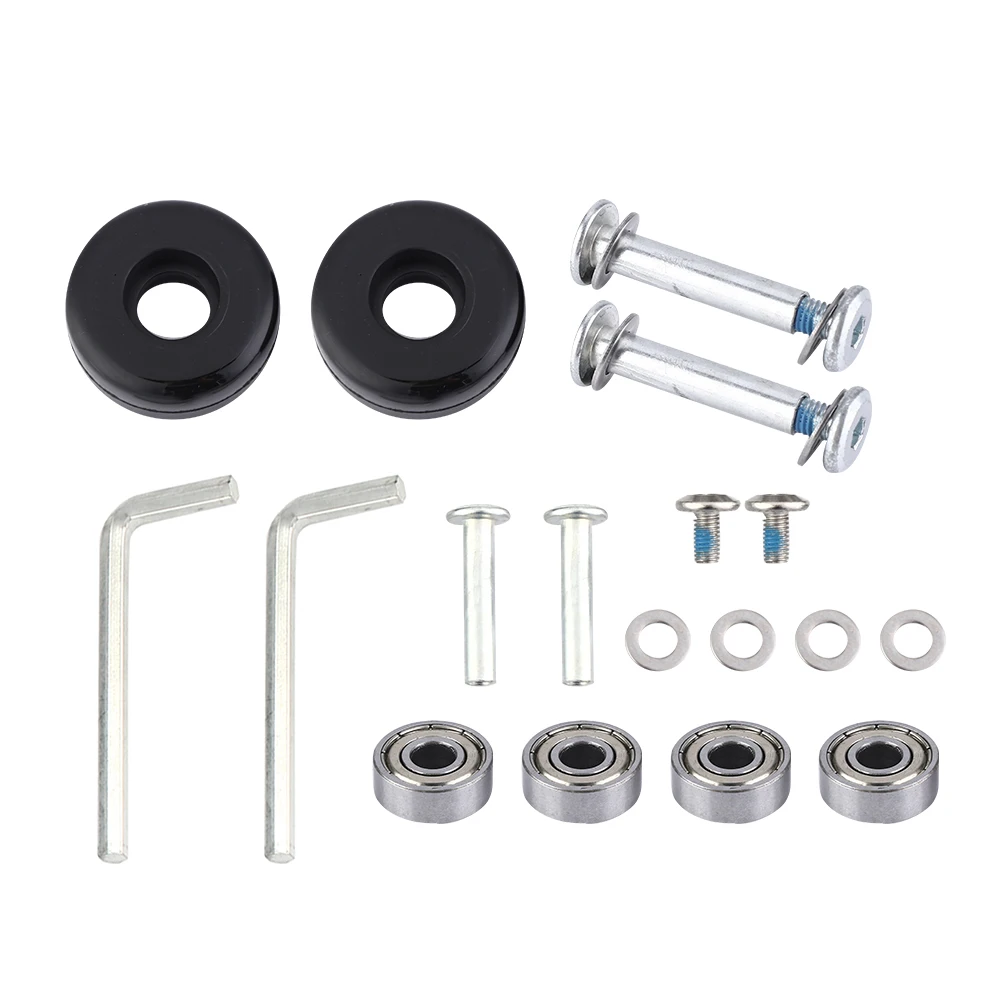 

2 PCS Suitcase Wheels Repair Replacement Parts For Luggage 40 Wrench OD 75mm Travel Luggage Rubber Wheels For Suitcase