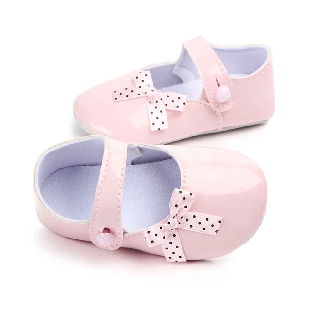 Милая повседневная обувь для новорожденных девочек с бантом; обувь для малышей; Новое поступление; Прямая поставка