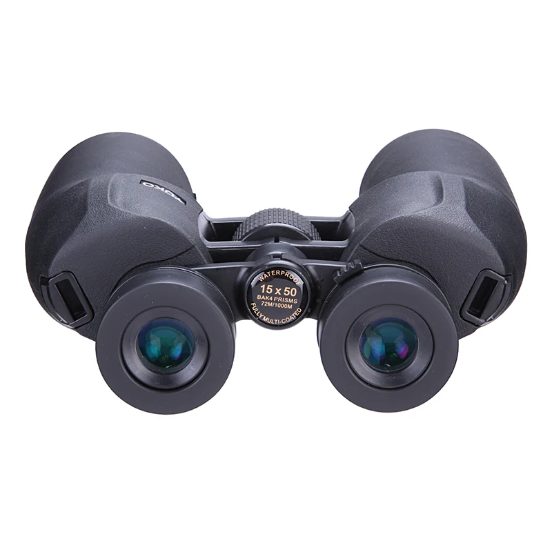 Профессиональный водонепроницаемый бинокль SCOKC 15x50 мощный Монокуляр Bak4 Prism Optics