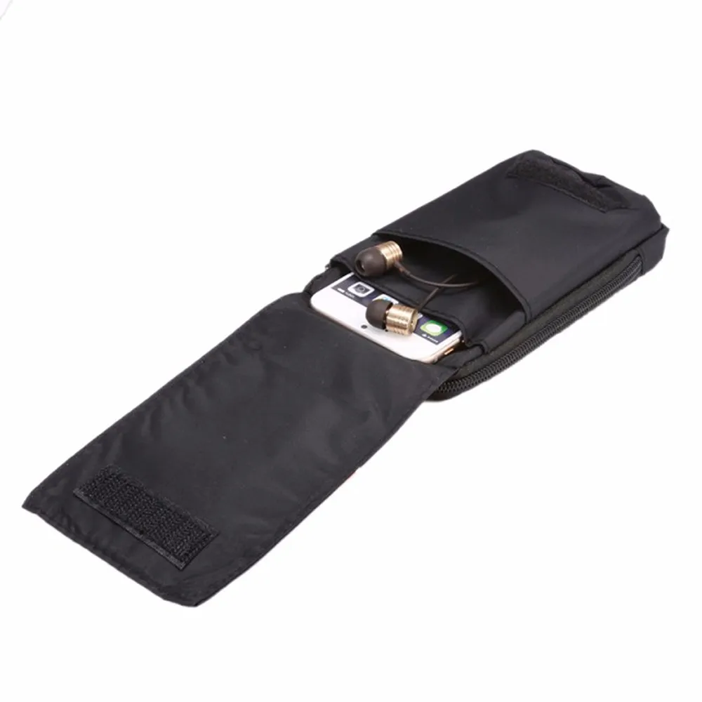 New Sports Wallet Mobile Phone Bag For Multi Phone Model Hook Loop Belt Pouch Holster Bag Pocket Outdoor Army Cover Case iphone 7 cardholder cases