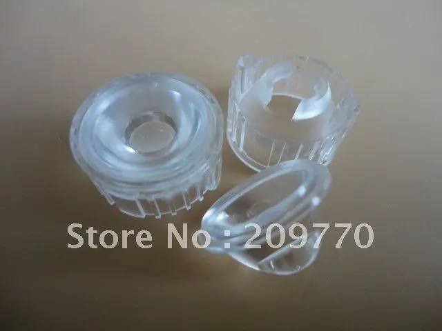 

Wholesale- LED lens 20MM Concave sand surface lens 60 degrees optical lens Contain bracket 1W 3W Reflector Collimator