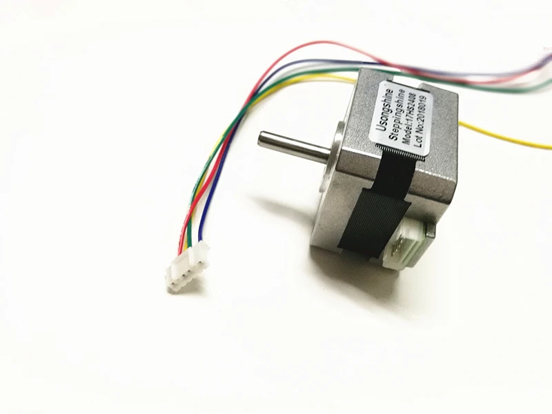 Бесплатная доставка 1 шт. шаговый двигатель 17HS2408 4-lead Nema 17 42BYGH 0.6A CECNC для лазерного