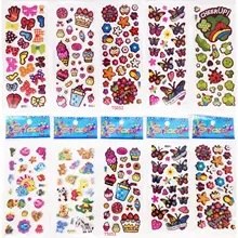 10 листов 3D Детские Настенные Скрапбукинг и бумажные Детские ремесленные наклейки партия вечерние Подарочные игрушки для детского сада награда подарок