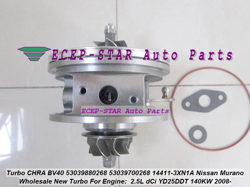 GL-Turbo CHRA BV40 53039880268 53039880339 53039880231 14411-3XN1A For Nissan Murano 2.5L dCi YD25DDT 140KW (1)