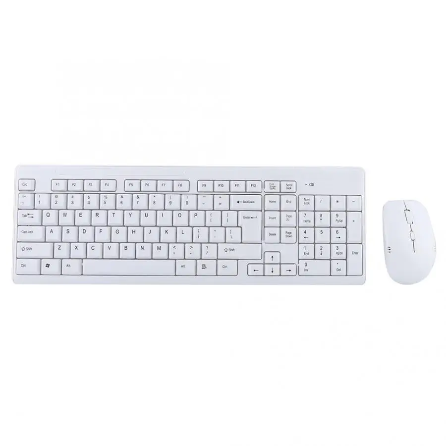 

New 104 Keys Multi-Functional 2.4G Wireless Keyboard Mouse Combo High Sensitivity No Delay