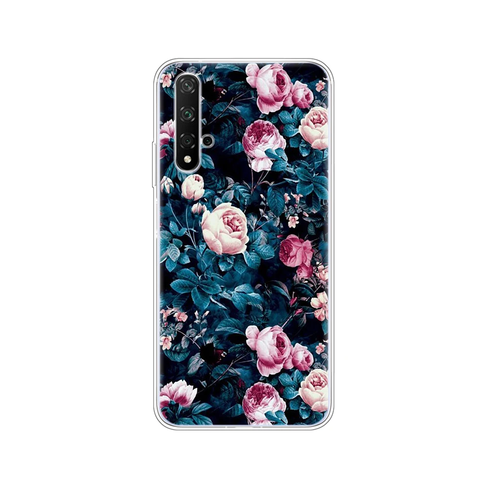 Чехол для Honor 20 силиконовый чехол накладка на заднюю крышку телефона Huawei Pro Lite