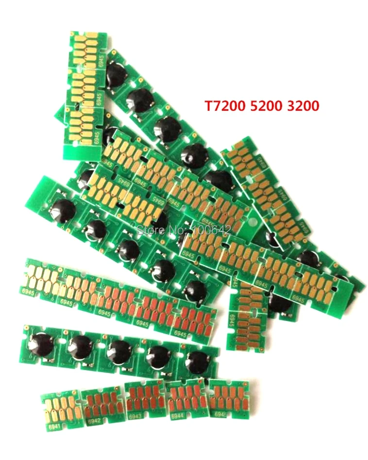 YOTAT 10 set один раз чип T6941 T6942 T6943 T6944 T6945 картридж чип для Epson SureColor T7200 T5200 T3200