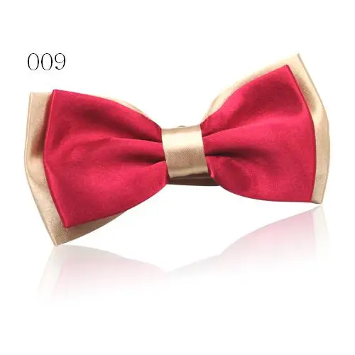 Биколор мужской галстук-бабочка для свадьбы Вечерние - Цвет: SS009