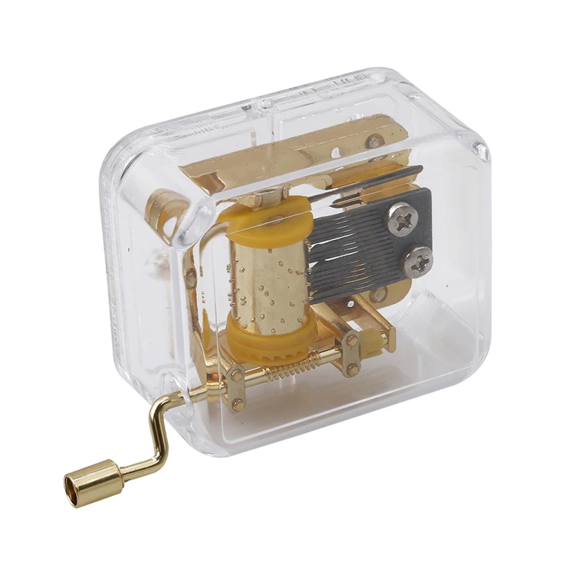 Детская игрушка 7 типов песня акриловый механический МЕХАНИЗМ рукоятка игрушечный музыкальный инструмент