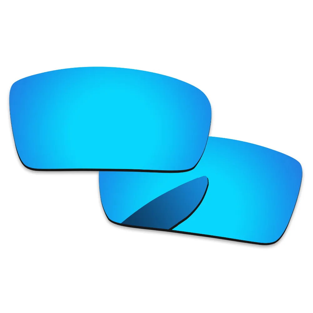 Polycarbonate-Ice Blue Mirror Replacement Lenses For Gascan Sunglasses Frame 100% UVA & UVB Protection