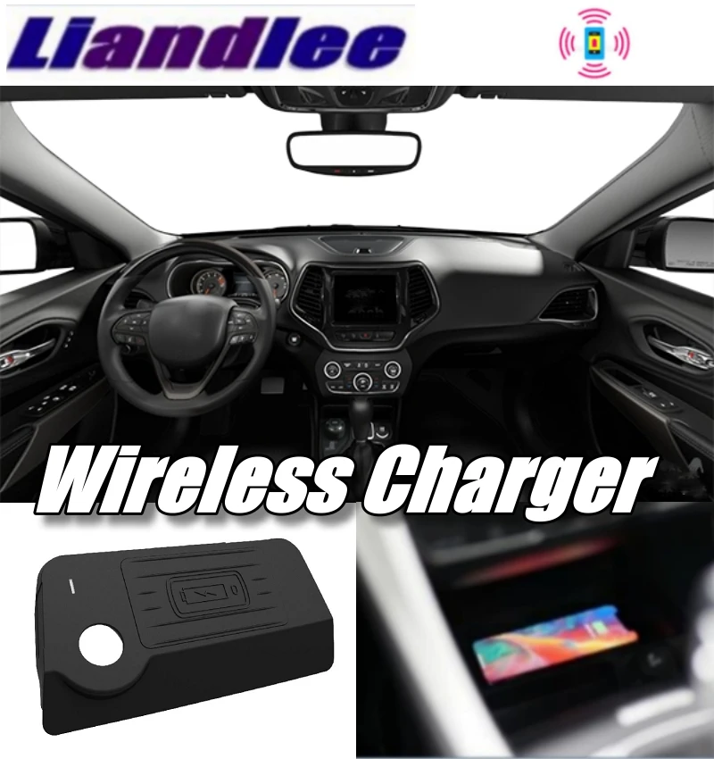 Liandlee беспроводной автомобильный телефон Charg er подлокотник отсек для хранения