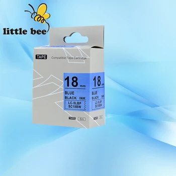 

1Pcs Compatible LC Tape LC-5LBP Label Tape 18mm Black on Blue for Epson Labelworks