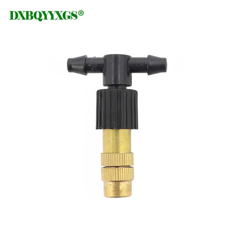 

5pcs Garden Automatic atomization Copper nozzle 4/7mm landscape layout roof cool down plant irrigation watering spray system