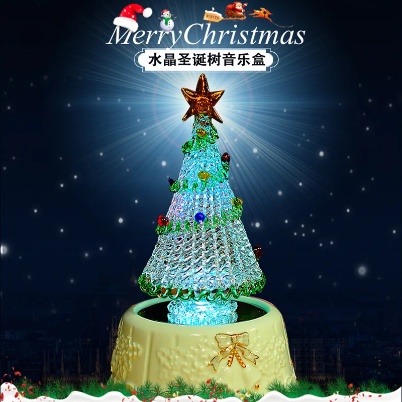 drawing glass ceramic base christmas tree lights rotating drawing glass ceramic base christmas tree lights rotating