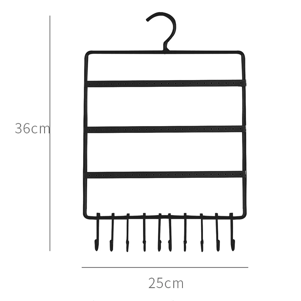 Подвесной органайзер для ювелирных изделий Многоцелевой Ювелирные изделия стойка стенд для ювелирных изделий Подвесные серьги ювелирных изделий демонстрационный стенд для хранения