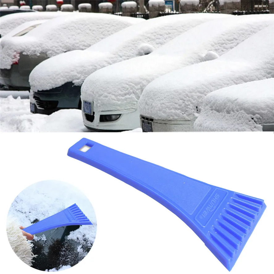 

New Car Ice Scraper Snow brush Snowbrush 1pc 18x8cm Portable Cleaning Tool Ice Shovel Vehicle Car Windshield Snow Scraper Window