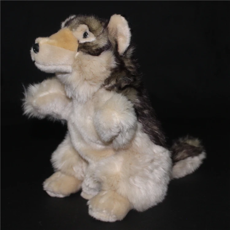 Плюшевый волк Имитация животных кукла игрушки большая ручная кукольная игрушка подарок