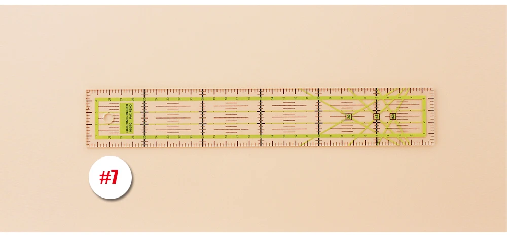 Измерительная линейка для ткани пластиковая многоугольная стеганая цифровая линейка швейная индивидуальная измерительная Рисование инструменты для шитья