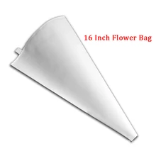 16 дюймовый большой многократного использования Хлопковая Сумка для печенья Squeeze цветок мешок крем торт инструмент для украшения