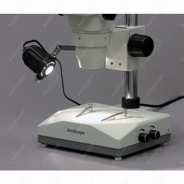 Максимальный зум Микроскоп AmScope поставки 6.7X 45X максимальный микроскоп с двумя