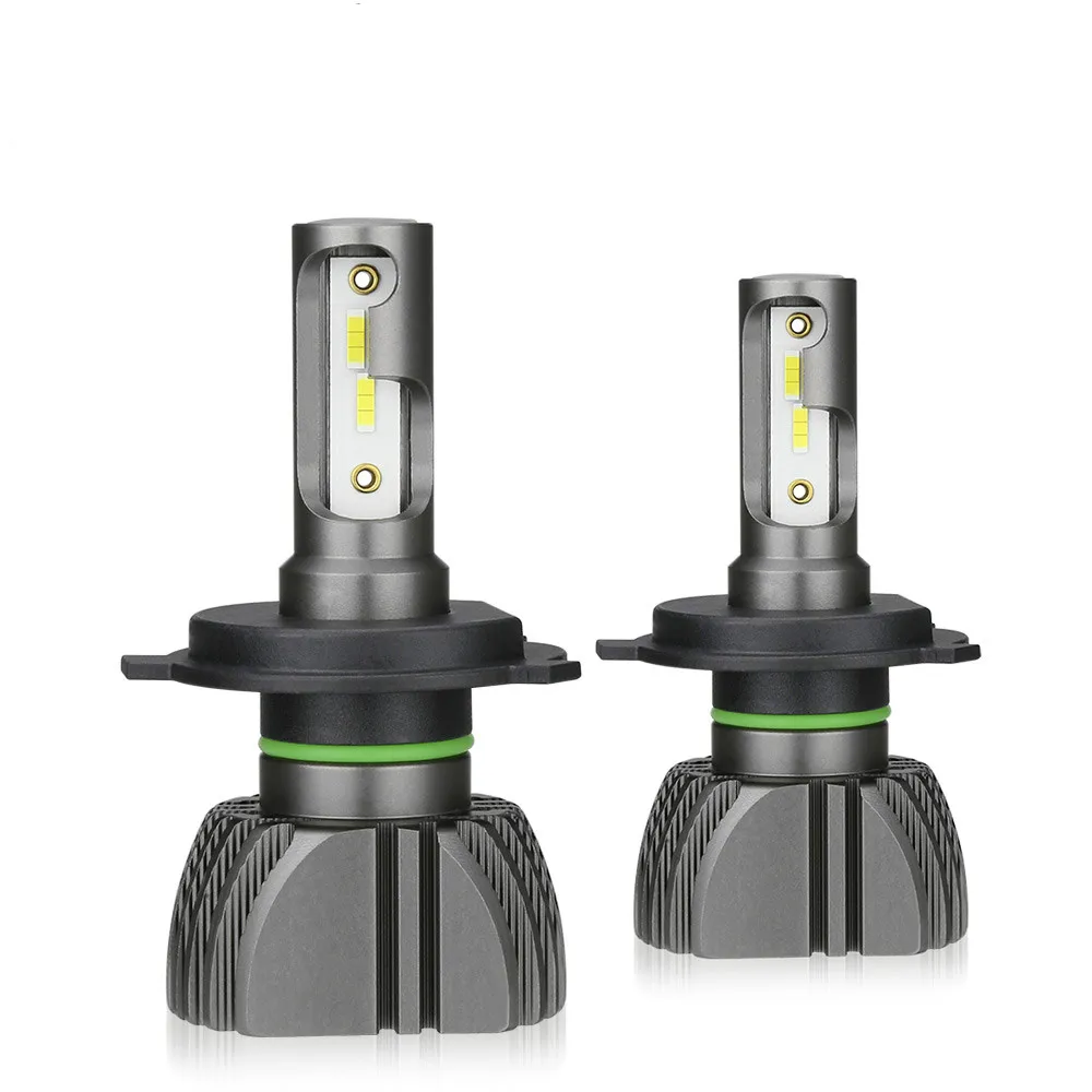 

Zdatt Fanless H7 LED H4 LED H11 Car Light Headlight Bulb 8000LM 80W H8 H1 HB3 9005 9006 HB4 6000K CSP 12V LED 24V Auto Lamp