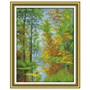 Tree Reflection Patterns Counted Cross Stitch 11CT 14CT Cross Stitch Sets Chinese Cross-stitch Kits Embroidery Needlework ► Photo 2/6