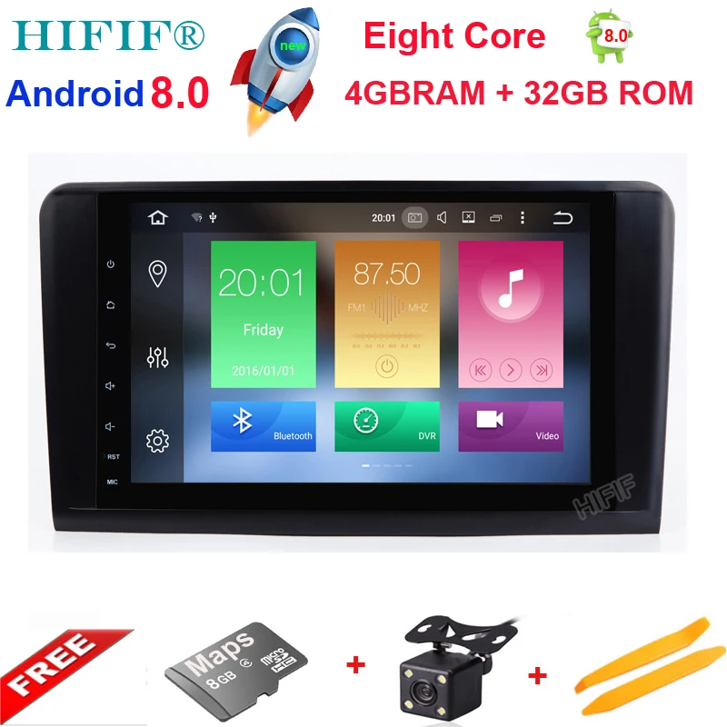

HIFIF Eight Core PX5 Android 8.0 Car Radio For Mercedes/Benz/GL ML CLASS W164 ML350 ML500 X164 GL320 Canbus Wifi GPS BT Radio