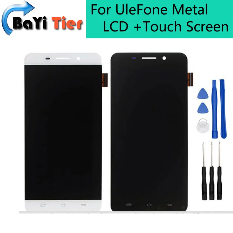 For UleFone Metal LCD Display and Touch Screen Assembly Repair Part 5 0 inch Mobile For
