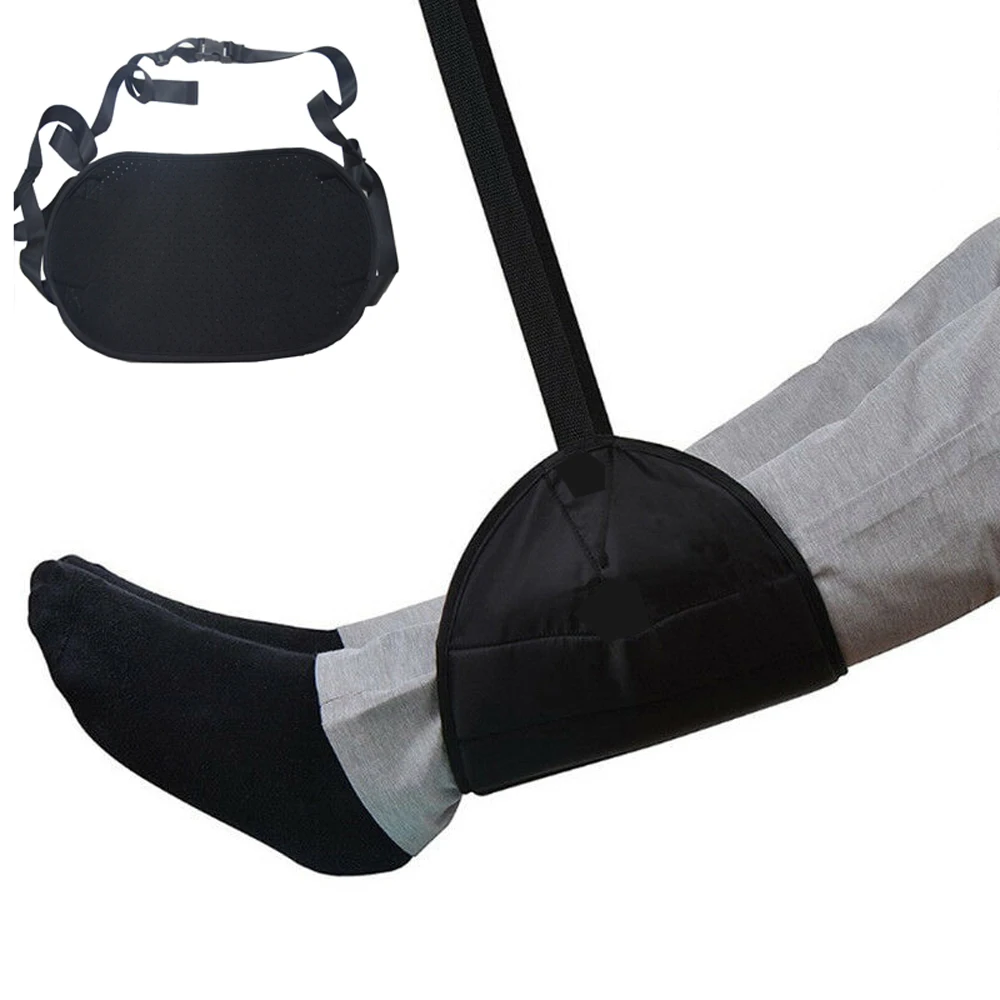 

Comfy Hanger Travel Airplane Footrest Hammock Made with Premium Memory Foam Foot Resting hammock for travel office