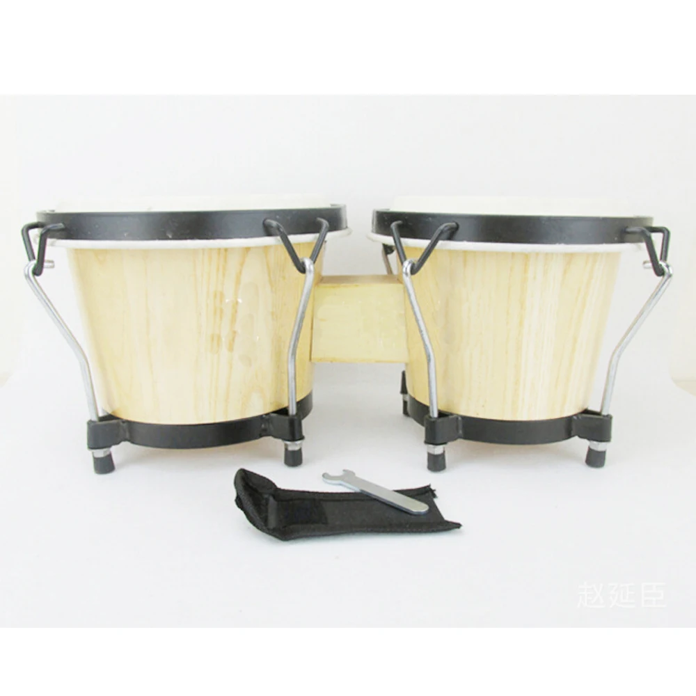 Top Quality Hand Drum Bongo Drum African Drum 6'' 7'' Cowhide With Adjustable Wrench Gu12