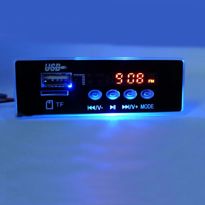 

5V/12V MP3 Audio Decoder Board Digital With TF FM Radio USB