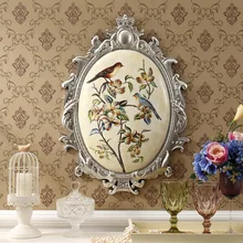 Настенная Фреска для комнаты, крыльца, ресторана, американская птица, украшения для домашнего интерьера, мягкий наряд, подвесные фрески, настенные украшения