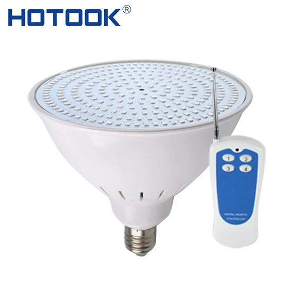 E27 E26 PAR56 LED Pool Light Bulb 120V 12V 35W Color Changing Replacement by Switch Remote