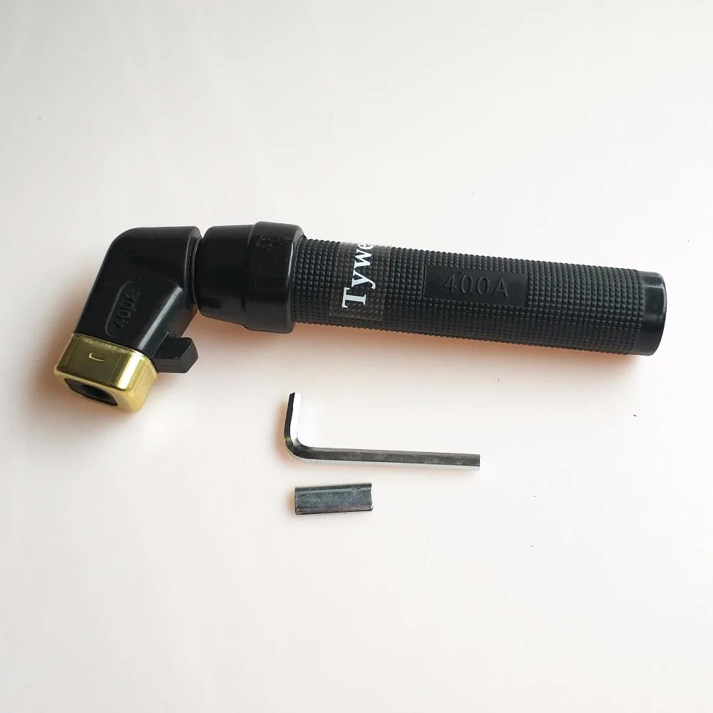 

Twist Welding Electrode Holder 1.6mm to 6.4mm Electrode Clamp 400A Forged Copper Tooth EN 60974-11 CE Welding Clamp