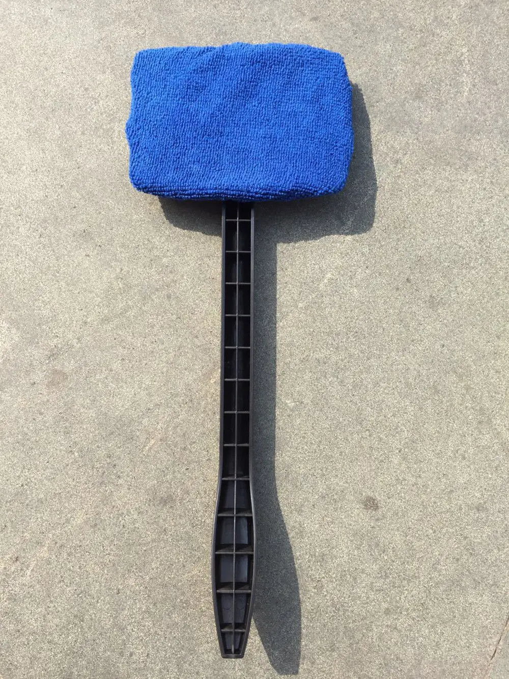 Ручка для мытья автомобиля щетка для мытья окна автомобиля чистая ткань для ветрового стекла моющиеся Инструменты - Цвет: Небесно-голубой