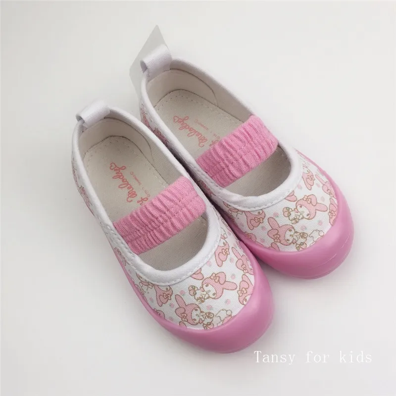 

Melody baby girls shoes elastic band soft casual breatha children canvas shoes anti-kick shell kids shoes free shipping