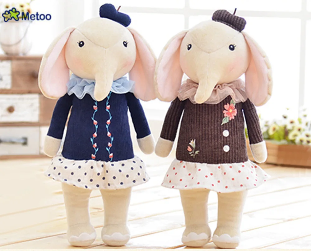 

Metoo Doll Angela Forest Lucky Elephant Cute Sweet Girls Plush Toy Dolls for Birthday Gifts Sleeping Couple Doll Tiramisu Rabbit