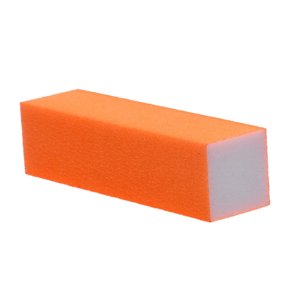 5Pcs Hot Selling Orange Nail Art Buffer File Block Pedicure Manicure