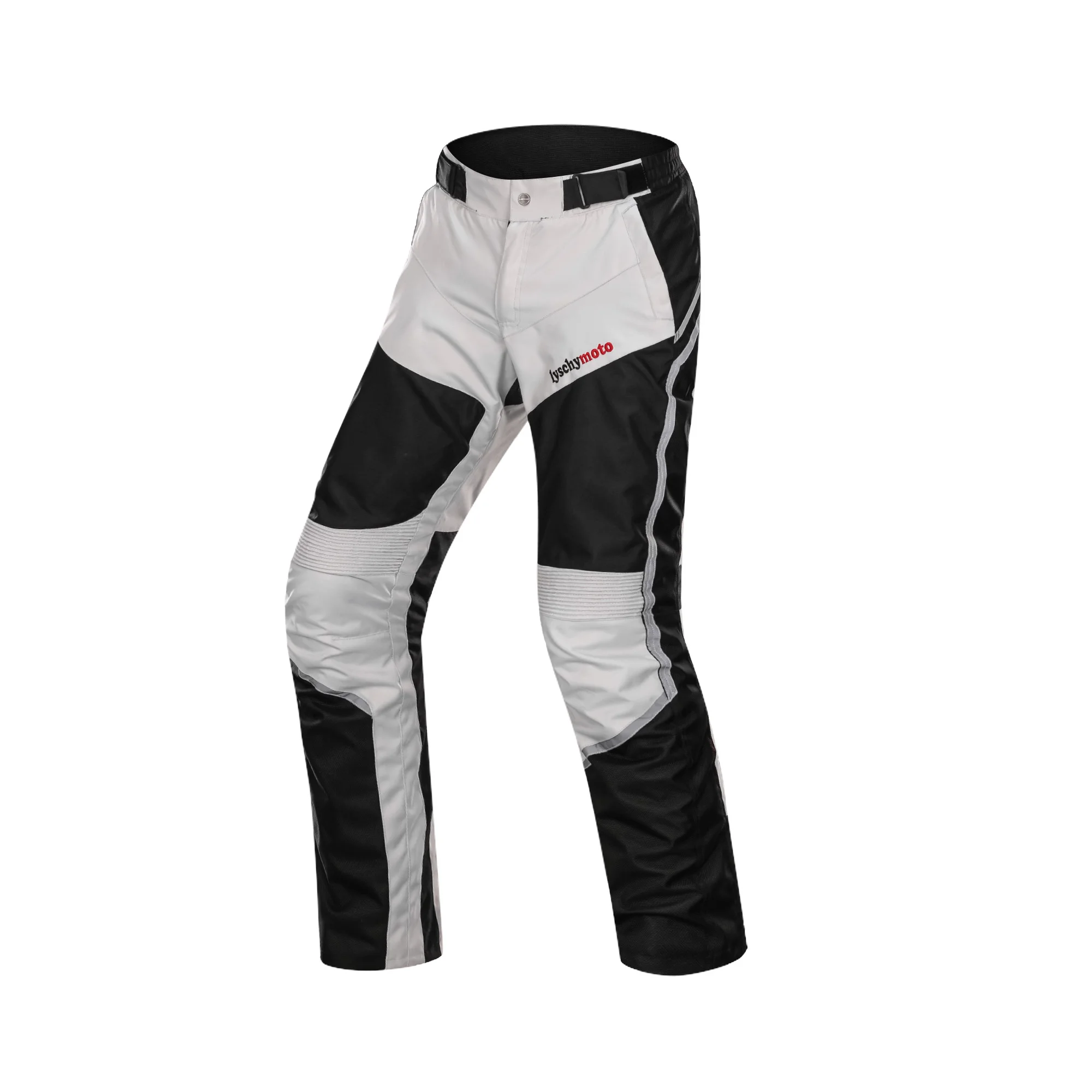 LYSCHY мотоциклетная куртка для верховой езды брюки Водонепроницаемая мотоциклетная Защитная Экипировка для всего тела зимняя мотоциклетная одежда - Цвет: LY-Pants Gray