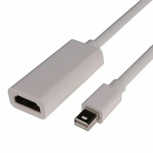 

Mini DisplayPort DP to HDMI Female 1.3 Adapter Support Audio WHITE color 20cm For Macbook,DP-058