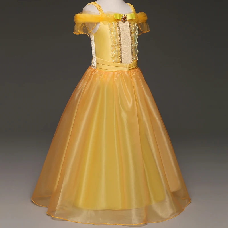 Платье Авроры для девочек Костюмы для ролевых игр, костюм принцессы для маленьких девочек, fantasia infantil para menina, платья Анны и Эльзы для детей возрастом от 4 до 10 лет