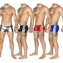 Необычные сексуальные резиновые латексные костюмы латексные резиновые y-передние штаны